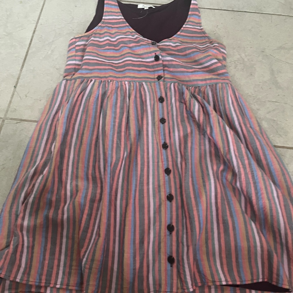 Striped Madewell women’s dress